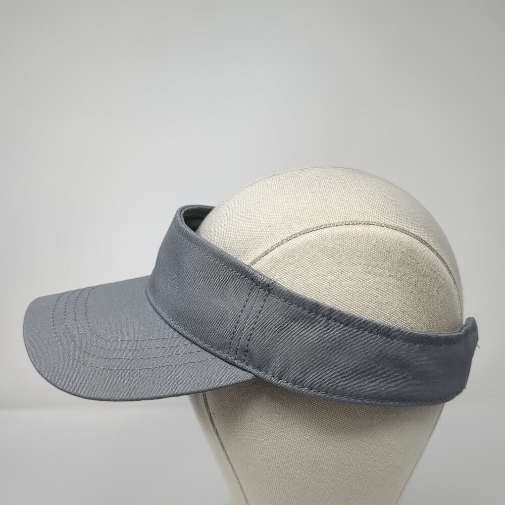 Unbranded Slideback Visor Hat Gray Solid One Size… - image 3